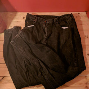 Black Wrangler Jeans Mens 34 x 32 Relaxed Fit